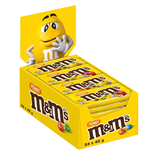 M&M&apos;s - Peanut - 24 Beutel