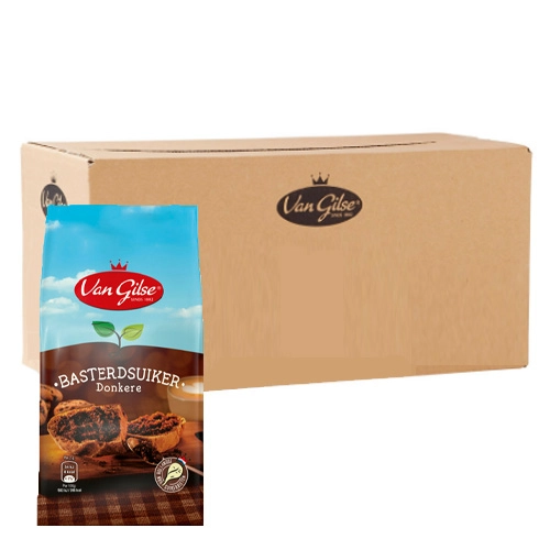 Van Gilse - Dunkler Bastard Zucker - 12x 600g