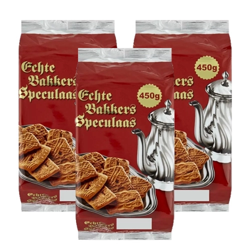 De Ruiter&apos;s Bakkerij - Echte Bäcker-Spekulatius - 3x 450g