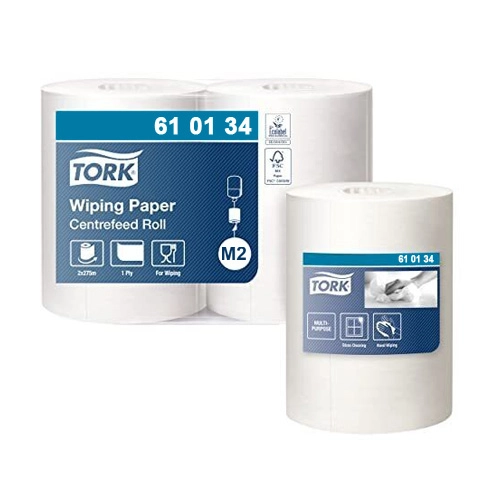 Tork - Papierwischtücher M2 Advanced 1-lagig (61 01 34) - 2 Rollen