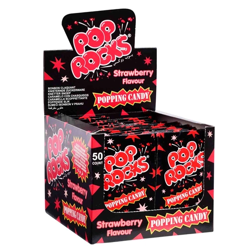 Pop Rocks - Popping Candy Strawberry - 50er