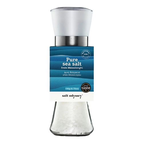 Salt Odyssey - Reines Meersalz aus Messolonghi (Mühle) - 190g