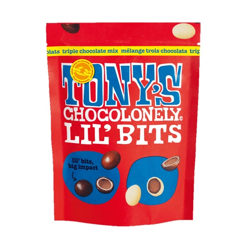 Tony&apos;s Chocolonely - Lil'Bits Dreifache Schokoladen Mischung - 120g