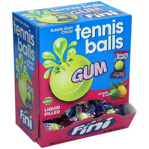 Fini - Tennis Balls Bubble Gum - 200er