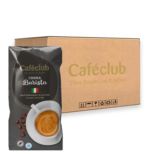 Caféclub - Crema Barista Bohnen - 8x 1kg