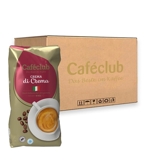Caféclub - Crema di Crema Bohnen - 8x 1kg