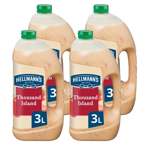 Hellmann&apos;s - Dressing 1000 Islands - 4x 3ltr