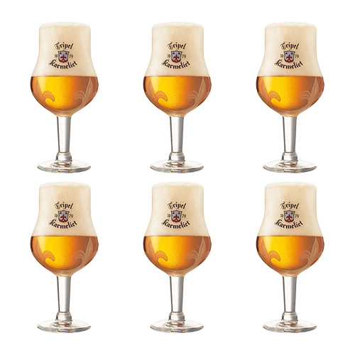 Karmeliet - Bierglas Tripel 250ml - 6 Stück