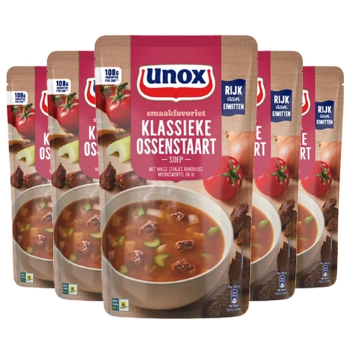 Unox - Klassische Ochsenschwanzsuppe - 5x 570ml