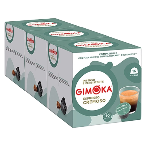 Gimoka - Espresso Cremoso - 3x 16 Kapseln
