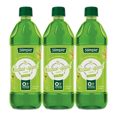 Slimpie - Kaktus Apfel Limonaden-Sirup - 3x 650ml