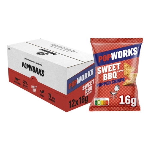Popworks - Sweet BBQ - 12 Mini beutel