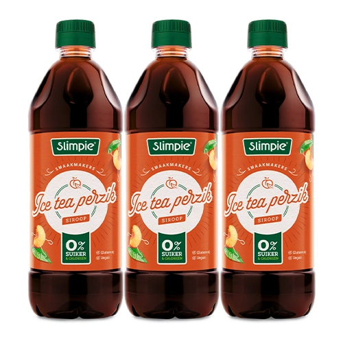 Slimpie - Eistee Pfirsich Limonaden-Sirup - 3x 650ml