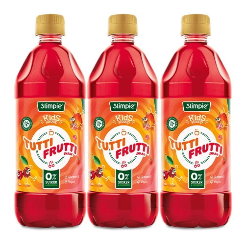 Slimpie - Tutti Frutti Kids Limonaden-Sirup - 3x 580ml