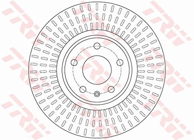 TRW Bremsscheibe DF6148 Bremsscheiben,Scheibenbremsen AUDI,A4 Avant (8K5, B8),A6 Avant (4G5, 4GD, C7),Q5 (8RB),A4 Limousine (8K2, B8)