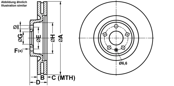 ATE Bremsscheibe 24.0130-0222.1 Bremsscheiben,Scheibenbremsen AUDI,PORSCHE,A4 Avant (8K5, B8),A6 Avant (4G5, 4GD, C7),Q5 (8RB),A4 Limousine (8K2, B8)