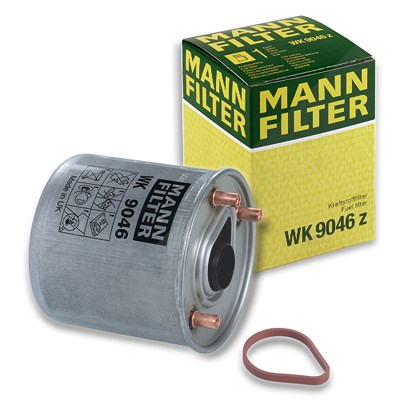 MANN-FILTER Kraftstofffilter WK 9046 z Leitungsfilter,Spritfilter FORD,MAZDA,VOLVO,Fiesta Mk6 Schrägheck (JA8, JR8),FOCUS III Turnier