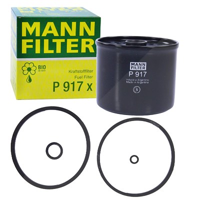 MANN-FILTER Kraftstofffilter P 917 x Leitungsfilter,Spritfilter VW,AUDI,OPEL,TRANSPORTER III Bus,GOLF I (17),Jetta II (19E, 1G2, 165)