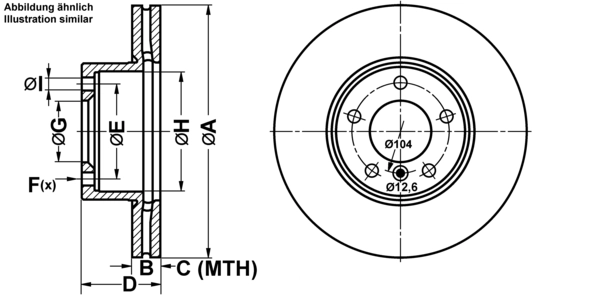 ATE Bremsscheibe 24.0324-0203.1 Bremsscheiben,Scheibenbremsen BMW,3 Touring (E91),3 Limousine (E90),1 Schrägheck (F20),3 Touring (F31),3 Coupe (E92)