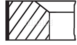 MAHLE ORIGINAL Kolbenringsatz 081 RS 00104 0N0  BMW,PEUGEOT,CITROËN,1 Schrägheck (F20),3 Touring (F31),3 Limousine (F30, F80),1 Schrägheck (F21)