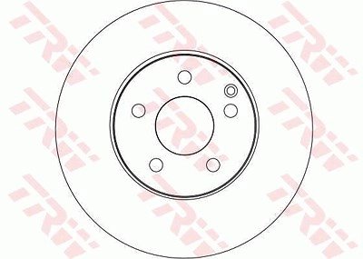 TRW Bremsscheibe DF4261 Bremsscheiben,Scheibenbremsen MERCEDES-BENZ,E-Klasse Limousine (W211),E-Klasse T-modell (S211)