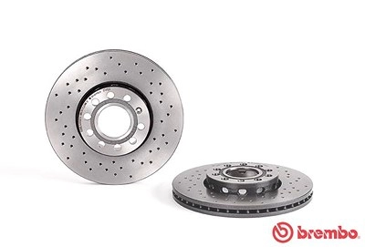 BREMBO Bremsscheibe 09.5745.2X Bremsscheiben,Scheibenbremsen AUDI,SKODA,SEAT,A4 Avant (8ED, B7),A4 Avant (8E5, B6),A6 Avant (4B5, C5)