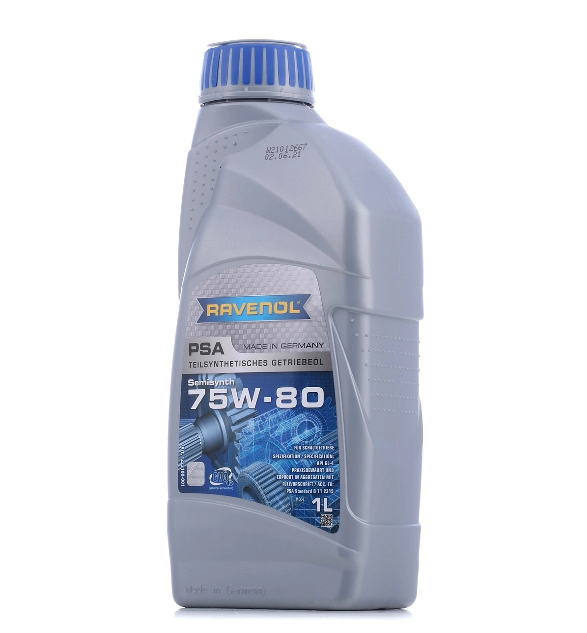 RAVENOL Getriebeöl 1222100-001-01-999  PEUGEOT,TOYOTA,CITROËN,206 Schrägheck (2A/C),206 CC (2D),207 (WA_, WC_),207 CC (WD_),BOXER Kasten,307 CC (3B)