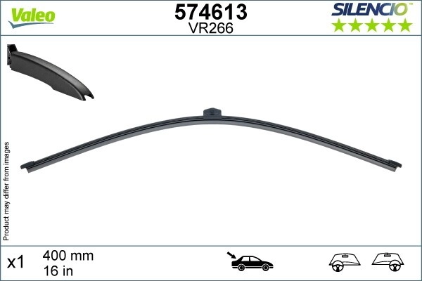 VALEO Scheibenwischer 574613 Wischblatt,Wischerblätter AUDI,MERCEDES-BENZ,A4 Avant (8K5, B8),A6 Avant (4G5, 4GD, C7),A6 Limousine (4G2, 4GC, C7)