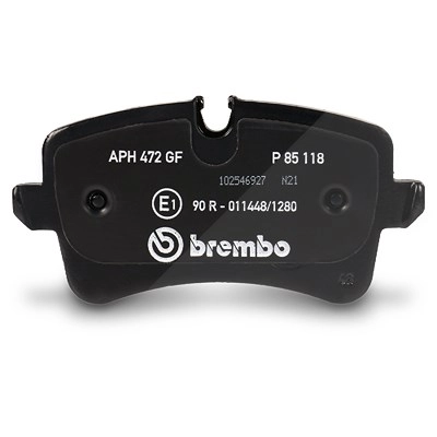 BREMBO Bremsbelagsatz P 85 118 Bremsbeläge,Bremsklötze AUDI,A6 Avant (4G5, 4GD, C7),A6 Limousine (4G2, 4GC, C7),A7 Sportback (4GA, 4GF)