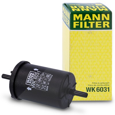 MANN-FILTER Kraftstofffilter WK 6031 Leitungsfilter,Spritfilter OPEL,FIAT,PEUGEOT,Crossland X (P17),MOKKA,Scudo Kastenwagen (220_),Scudo Kombi (220_)