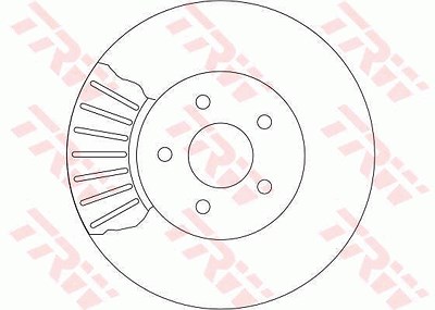 TRW Bremsscheibe DF4147 Bremsscheiben,Scheibenbremsen FORD,JAGUAR,MONDEO III Kombi (BWY),MONDEO III (B5Y),MONDEO III Stufenheck (B4Y)