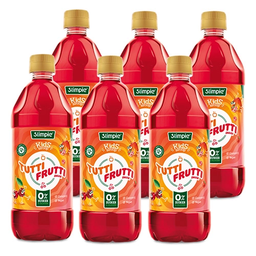 Slimpie - Tutti Frutti Kids Limonaden-Sirup - 6x 580ml