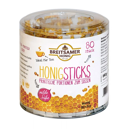 Breitsamer - Honig Sticks - 80x 8g