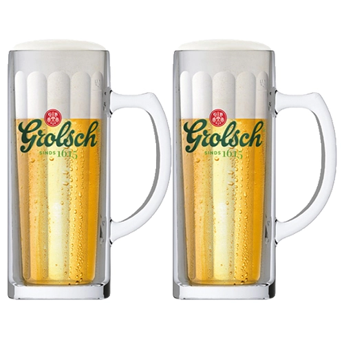 Grolsch - Bierkrug 500ml - 2 stück