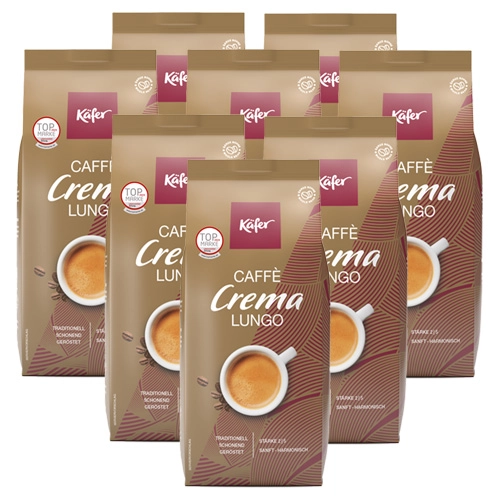 Käfer - Caffè Creme Lungo Bohnen - 8x 1kg