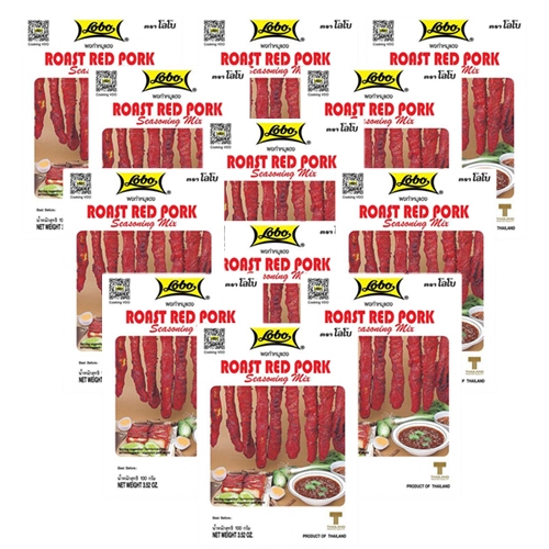 Lobo - Marinademischung für Schweinefleisch (Char Siu) - 12x 100g