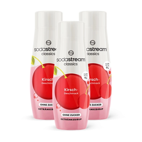 SodaStream - Kirsche ohne Zucker Sirup - 3x 440ml
