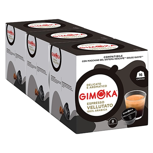 Gimoka - Espresso Vellutato - 3x 16 Kapseln