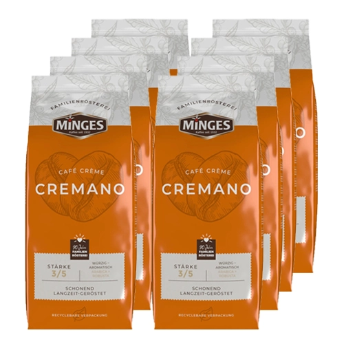 Minges - Café Cremano Bohnen - 8x 1kg