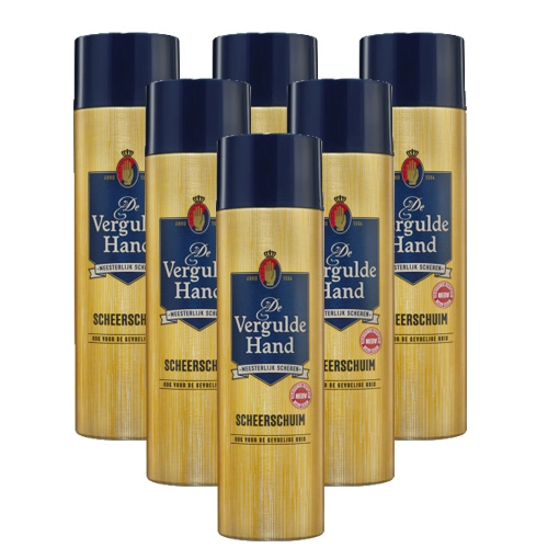 De Vergulde Hand - Rasierschaum - 6x 250ml