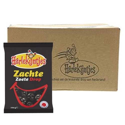 Harlekijntjes - Weichem, Süßem Lakritz - 24x 100g