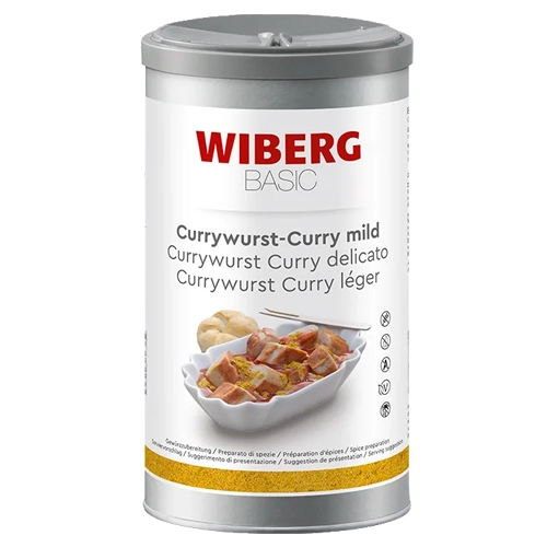 Wiberg - Currywurst Curry mild - 580g