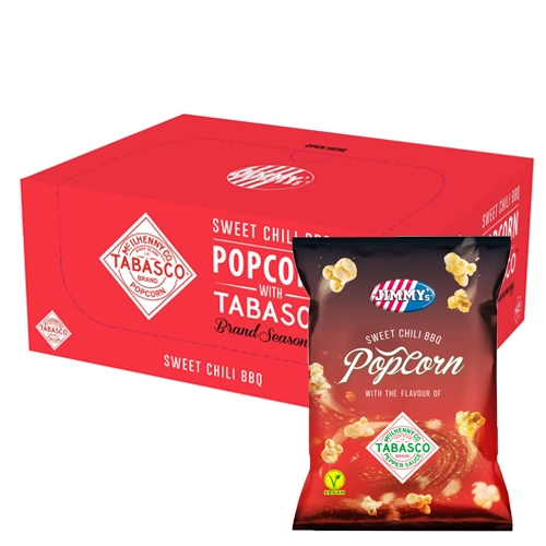 Jimmy&apos;s - Popcorn Tabasco Sweet Chili BBQ - 21 Mini beutel