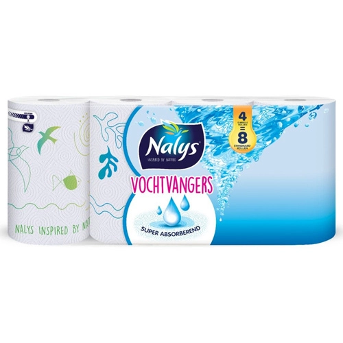 Nalys - Küchenrolle Extra Saugfähige - 4 Doppelrolle