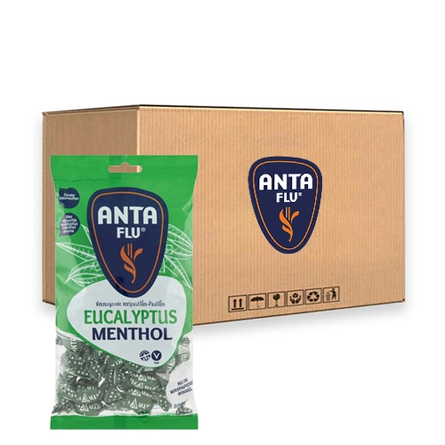 Anta Flu - Hustenbonbons Eukalyptus Menthol - 12x 275g
