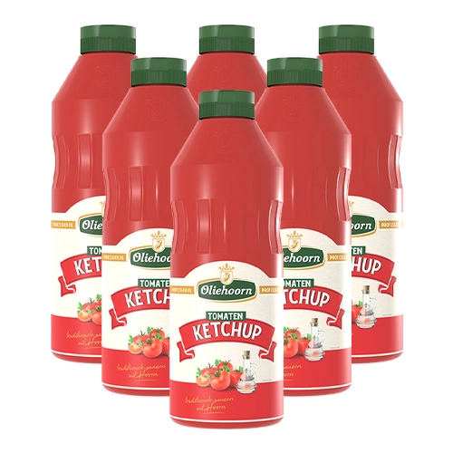 Oliehoorn - Tomaten-Ketchup - 6x 900ml