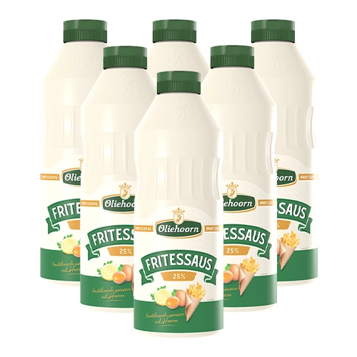 Oliehoorn - Frittensauce 25% - 6x 900ml