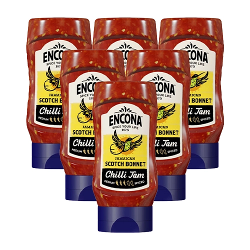Encona - Jamaican Scotch Bonnet Chilli Jam - 6x 285ml