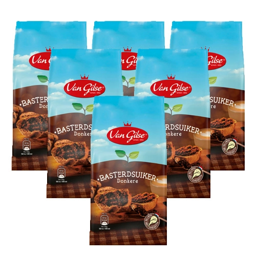 Van Gilse - Dunkler Bastard Zucker - 6x 600g