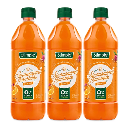 Slimpie - Orange Himbeere Limonaden-Sirup - 3x 650ml